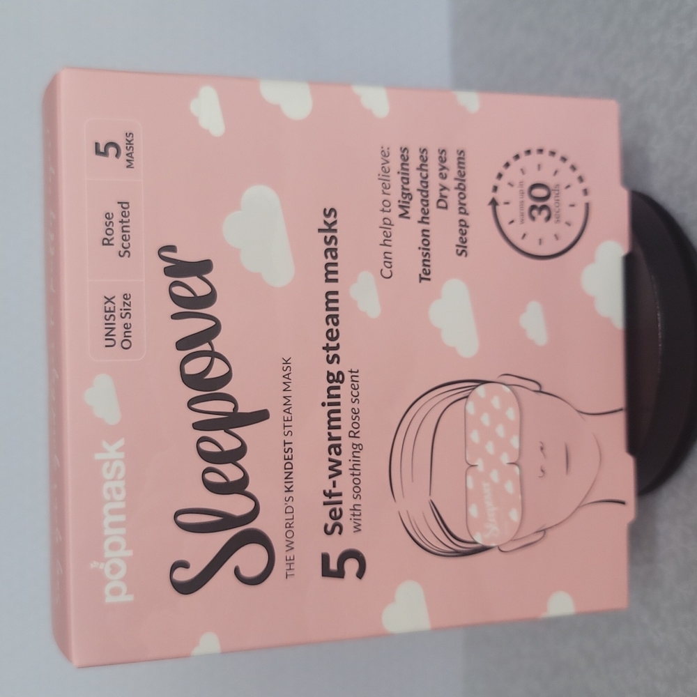 Popmask Sleepover 5 Self-warming steam masks